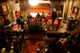 Vánoční koncert dětí ZŠ v kostele sv. Anny v Pusté Kamenici